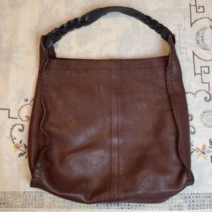 Lucky Brand Dark Brown Leather Shoulder Bag